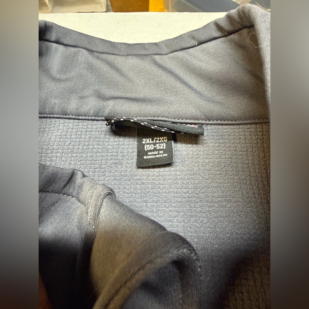 Swiss Tech Men’s Grey 2XL Full Zip Soft Shell Winter Performance Jacket - Picture 3 of 7